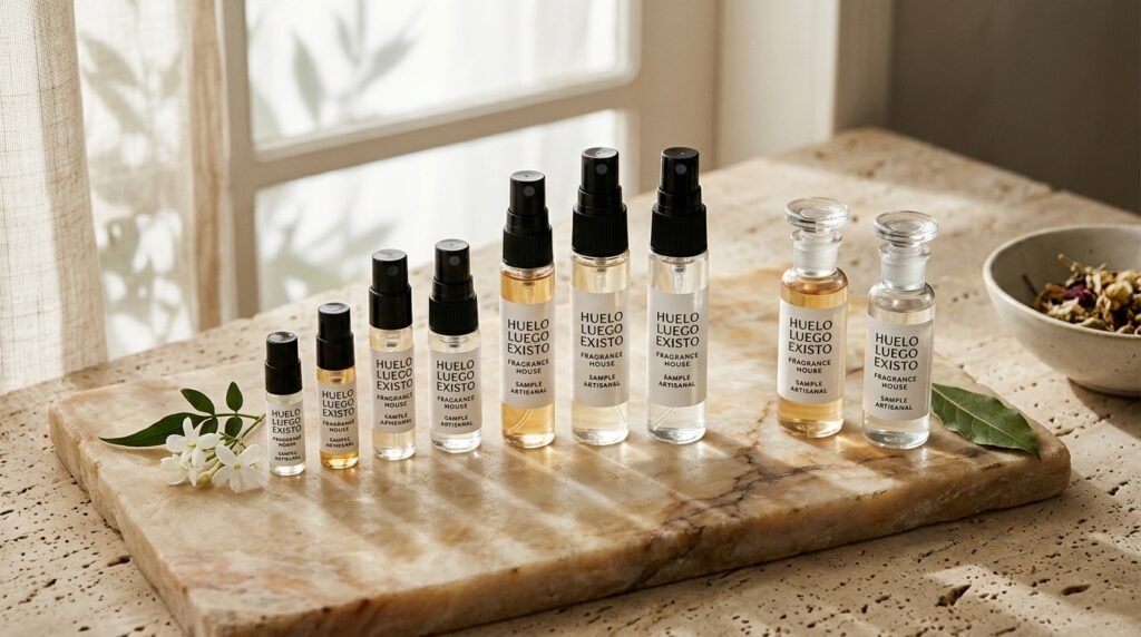 Decants de cristal Huelo Luego Existo